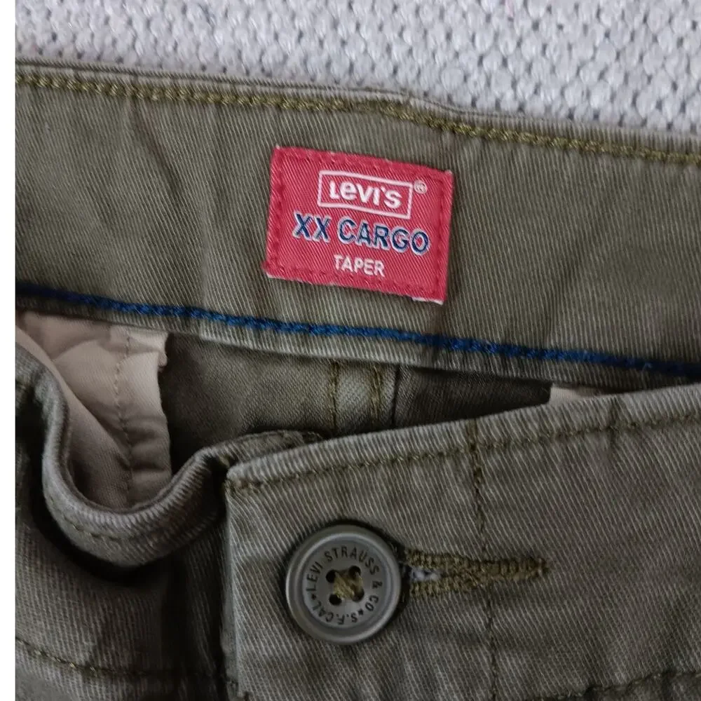 Levi's XX Cargo Pants Men's 30X31‎ Army Green Classic Straight Utility Outdoors